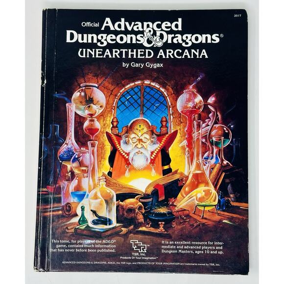 Advanced Dungeons & Dragons Unearthed Arcana TSR 1985 #2017 AD&D RPG - Picture 1 of 16